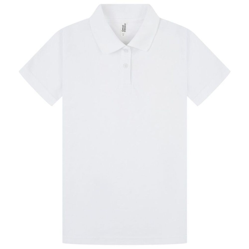 Casual Classic Womens/Ladies Polo / White